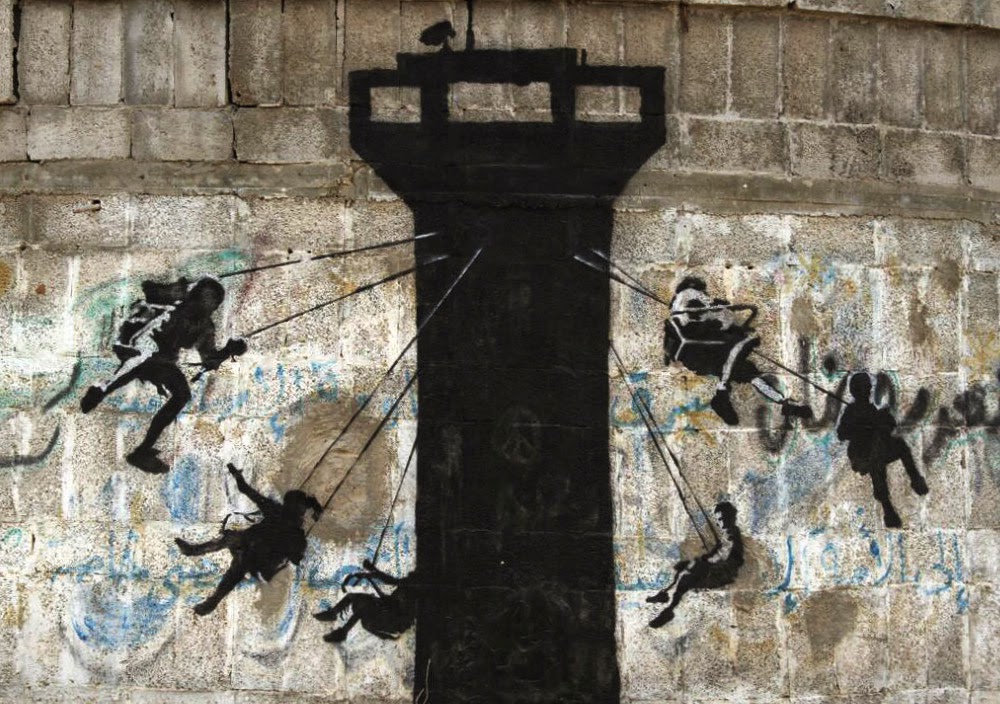Banksy : Gaza, son mirador et ses enfants